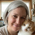 A cat owner with their cat